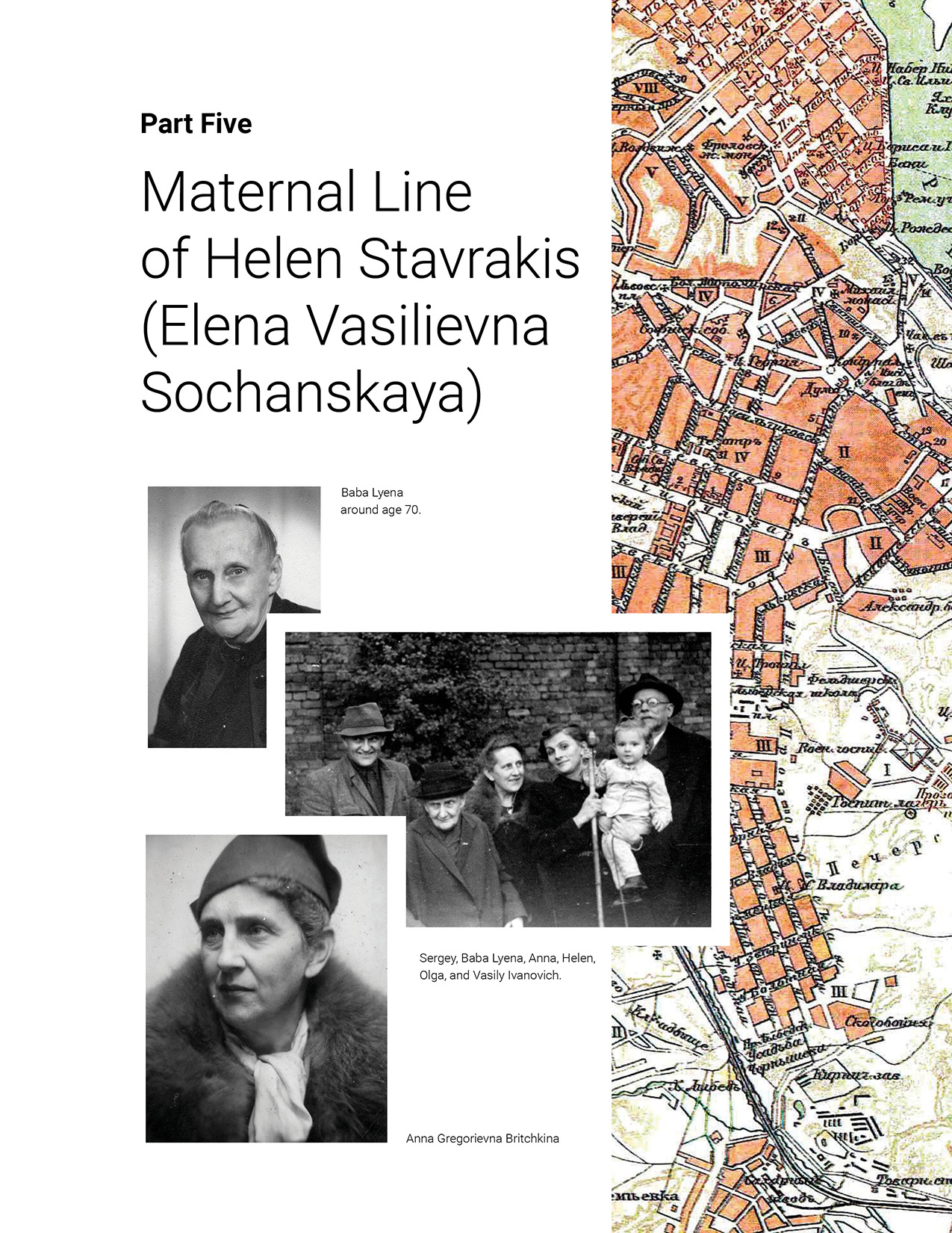 Part 5: Maternal Line of&nbsp;Helen Stavrakis (Elena Vasileevna Sochanskaya)